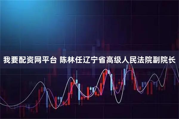 我要配资网平台 陈林任辽宁省高级人民法院副院长
